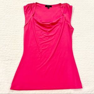 Express Women’s Cowl Neck Sleeveless Pink Top Blouse Size S